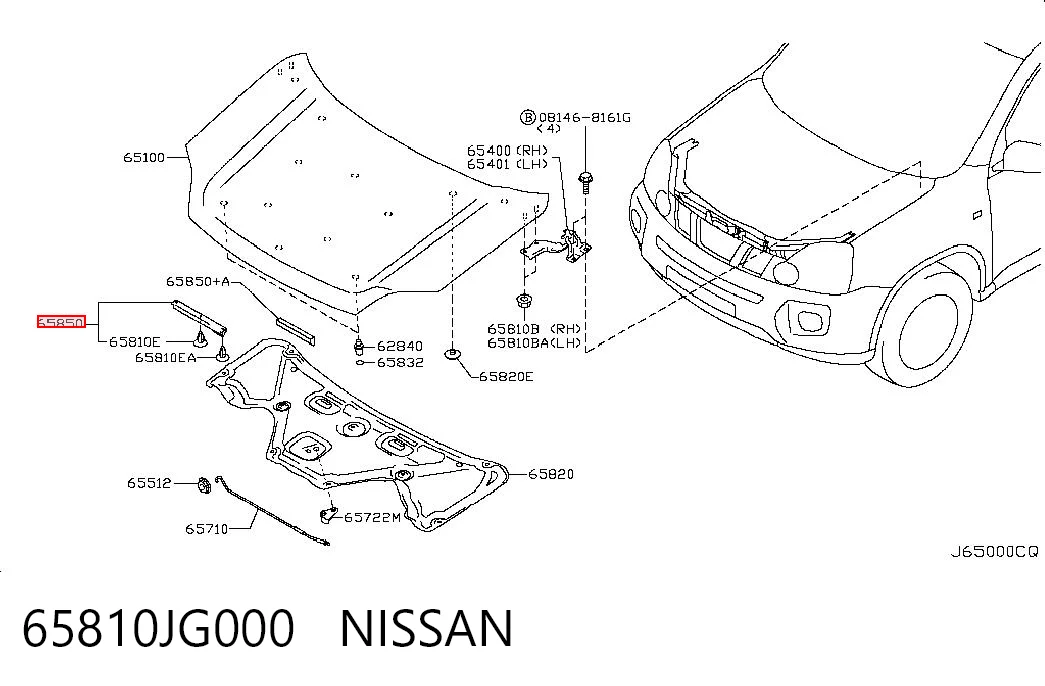 65810JG000 Nissan/Infiniti