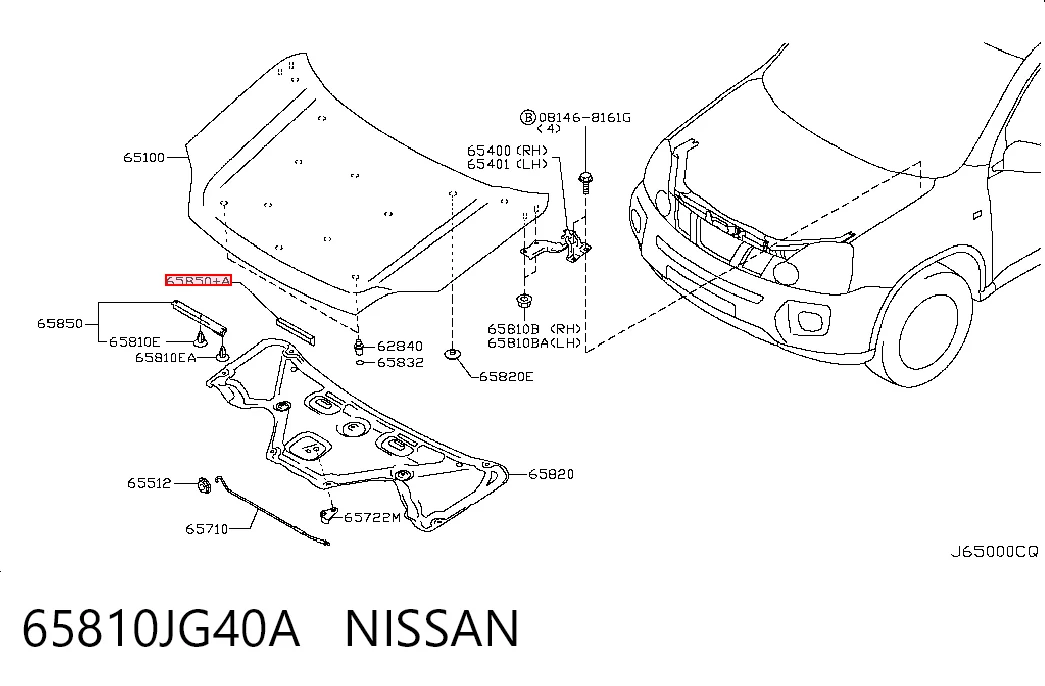 65810JG40A Nissan/Infiniti