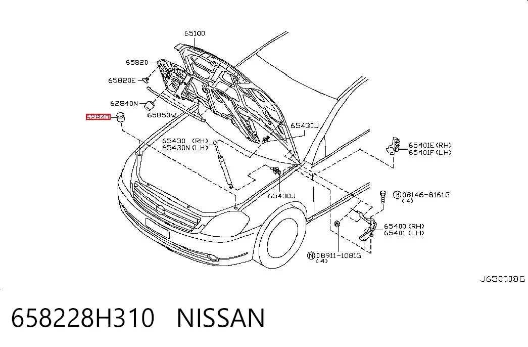 658228H310 Nissan/Infiniti