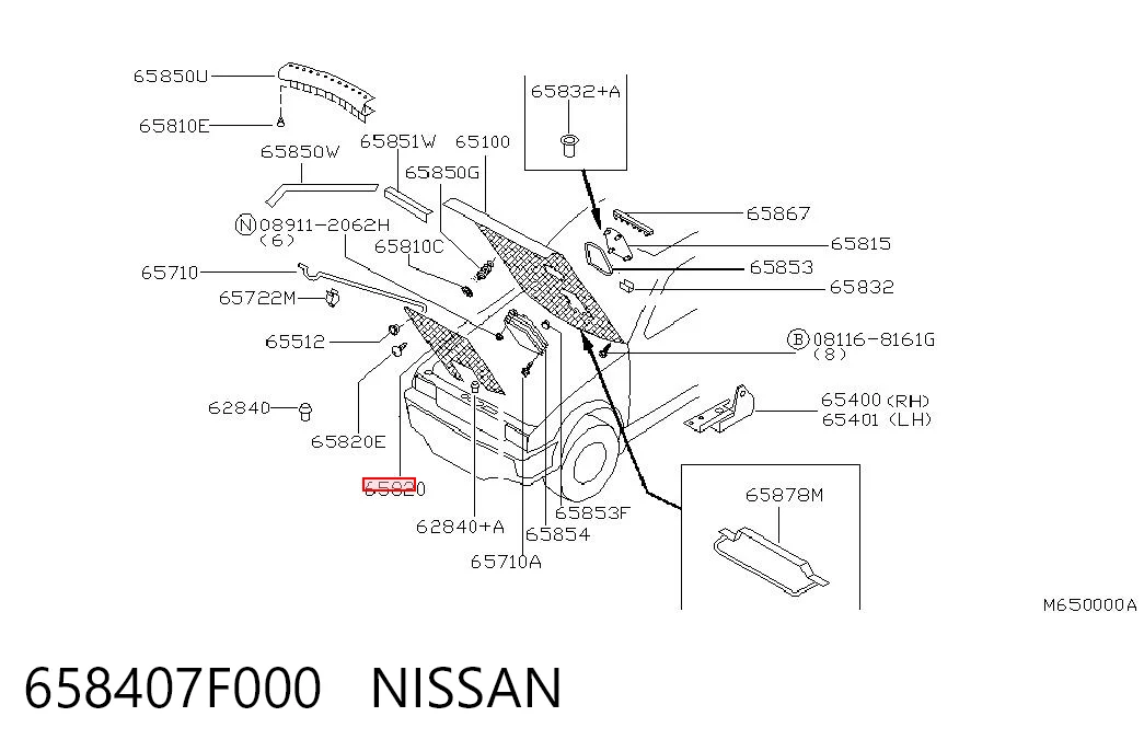 Isolamento de ruído da capota Nissan Terrano II R20 ao melhor preço