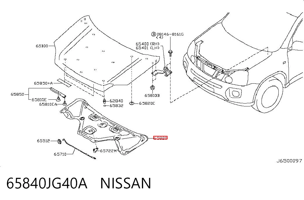 65840JG40A Nissan/Infiniti