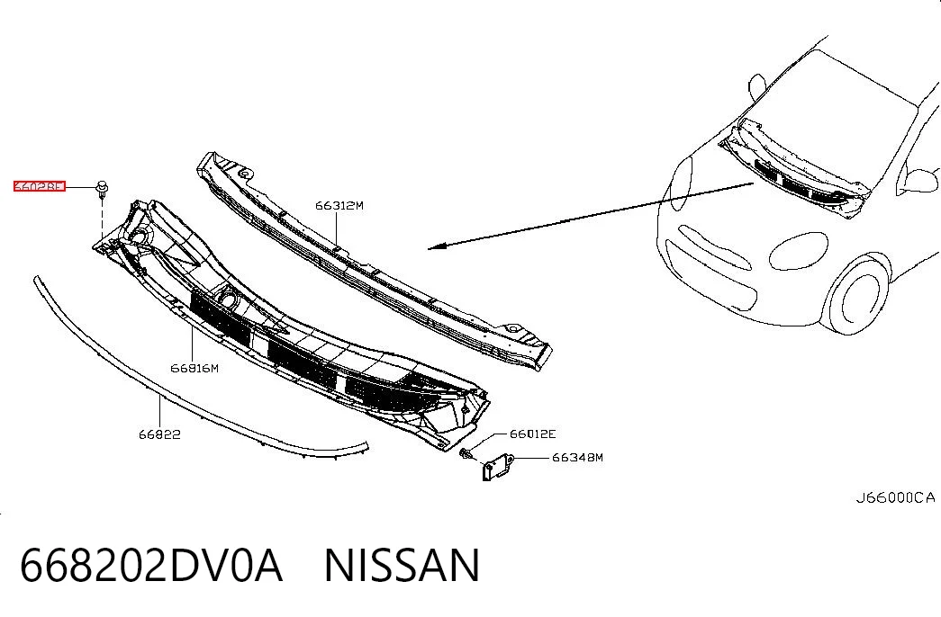 668202DV0A Nissan/Infiniti 