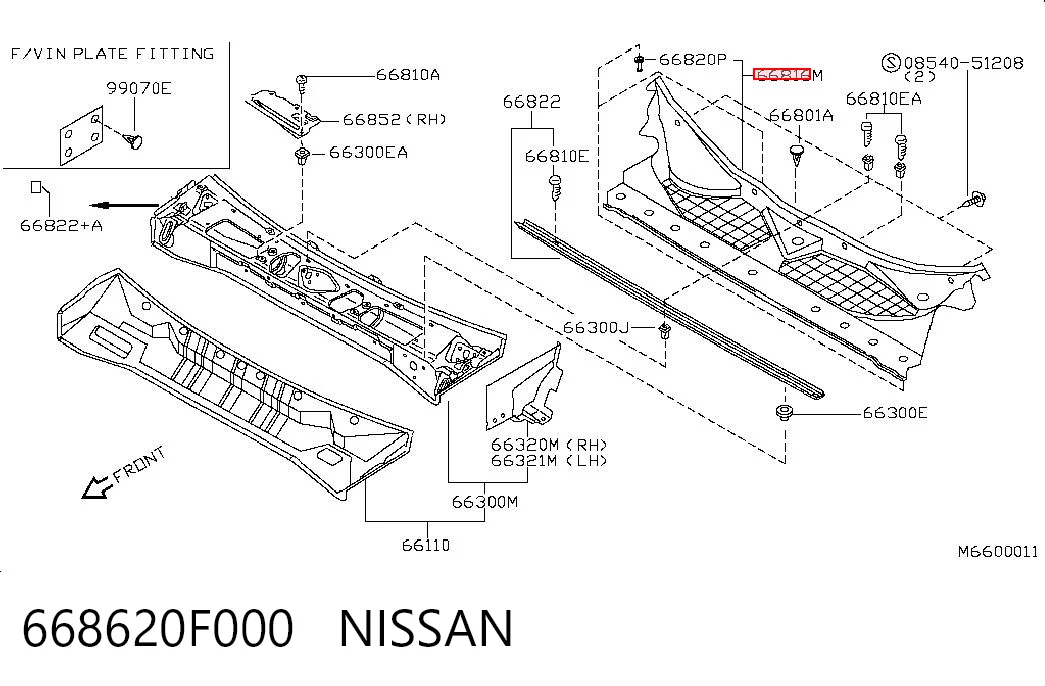 668620F000 Nissan/Infiniti