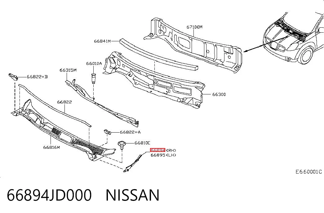 66894JD000 Nissan/Infiniti