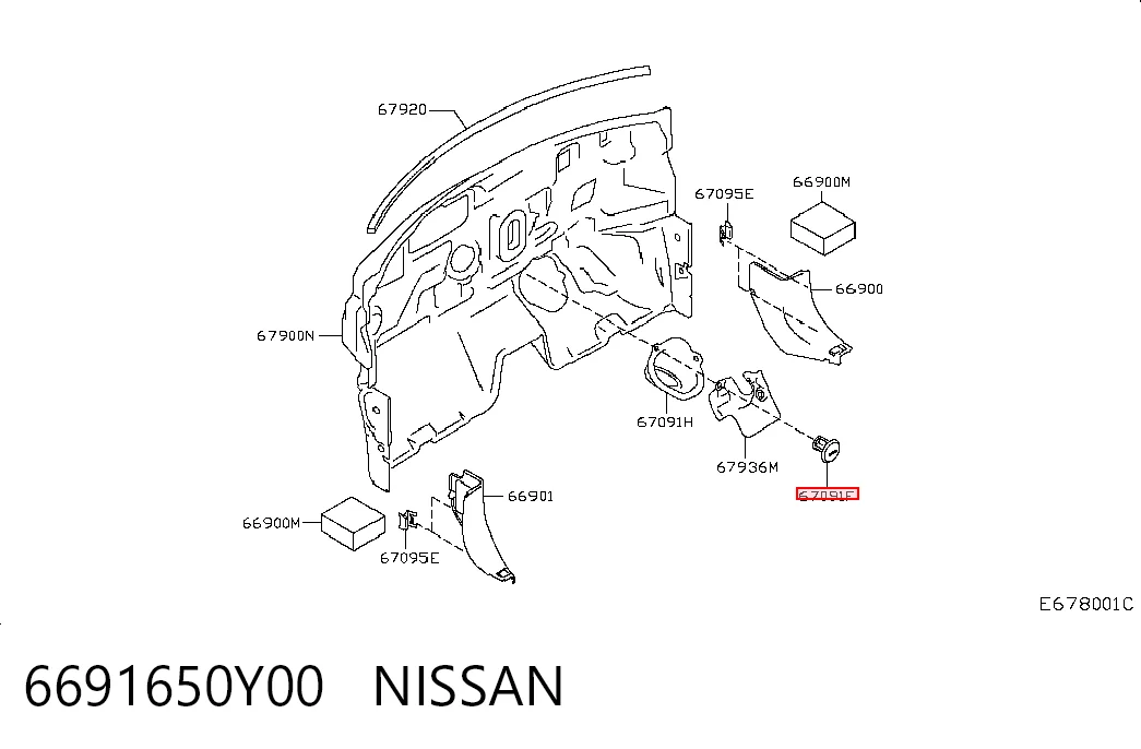 6691650Y00 Nissan/Infiniti