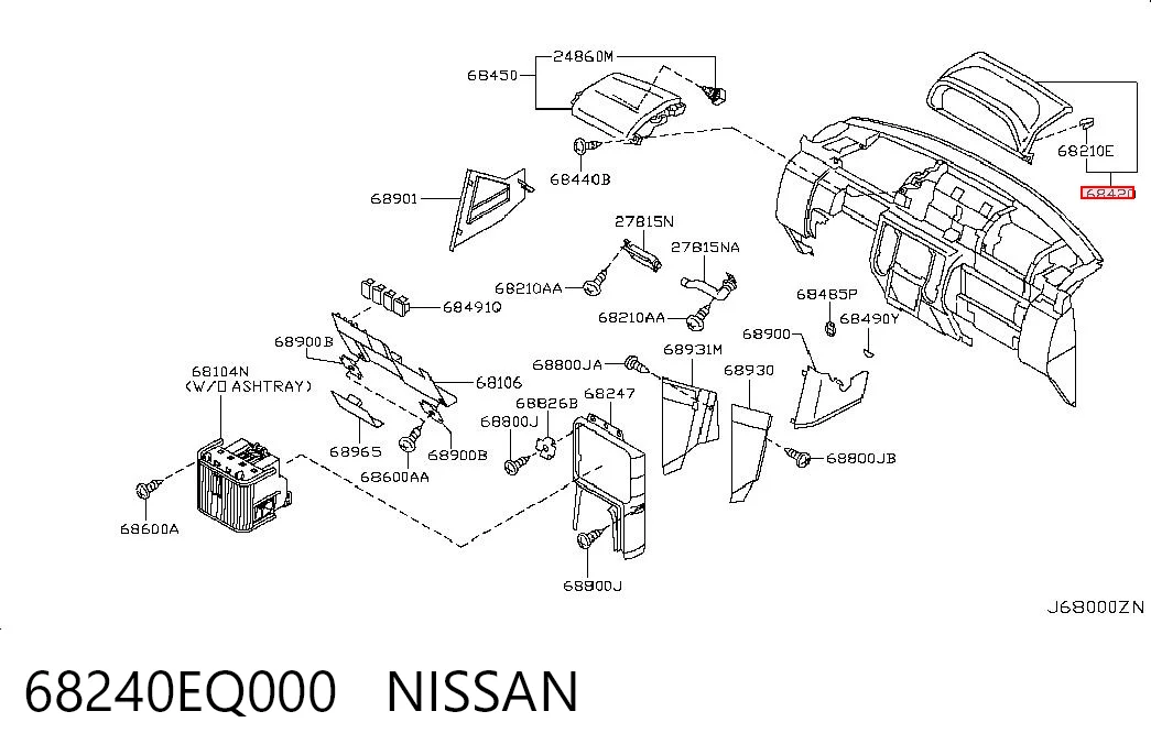 68240EQ000 Nissan/Infiniti