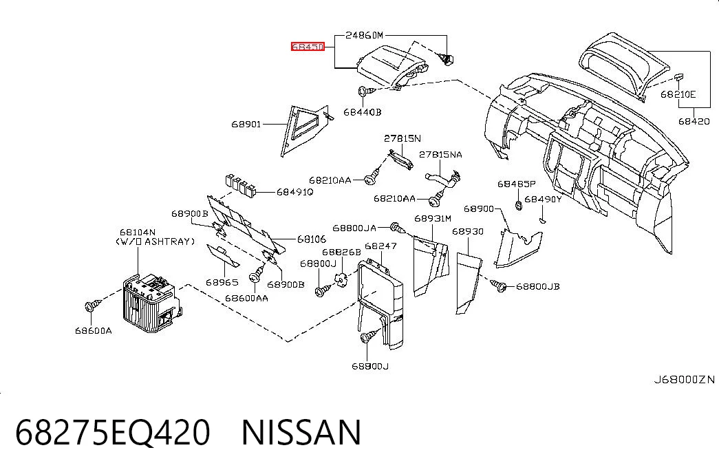 68275EQ420 Nissan/Infiniti