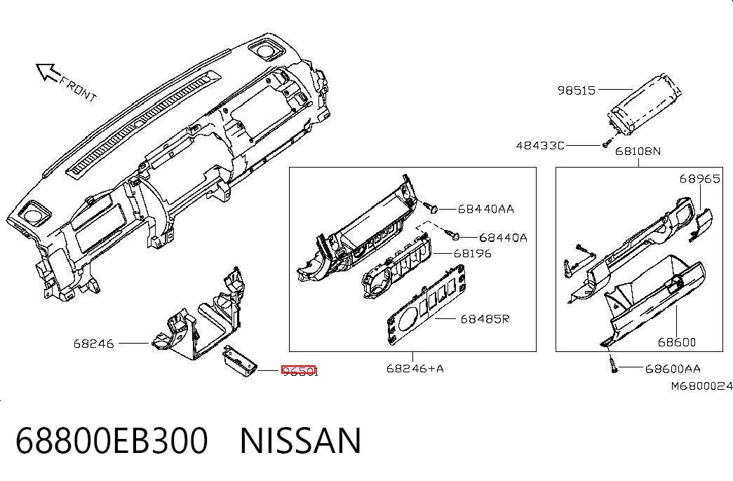 68800EB300 Nissan/Infiniti