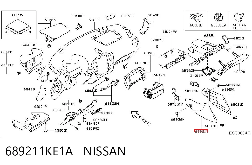 689211KE1A Nissan/Infiniti