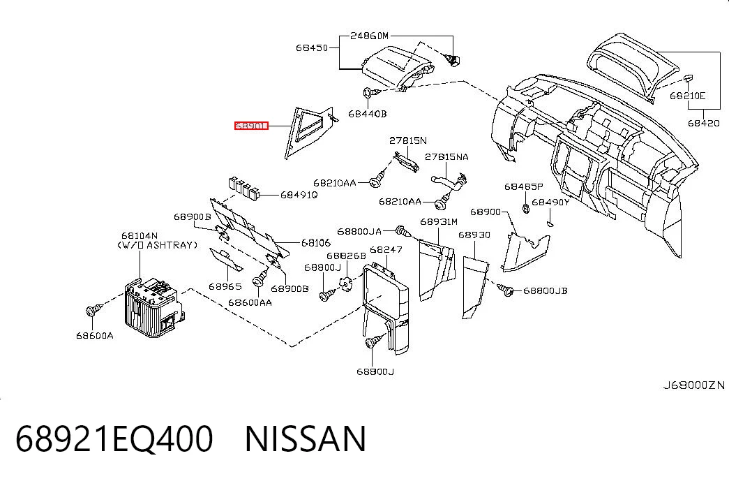 68921EQ400 Nissan/Infiniti