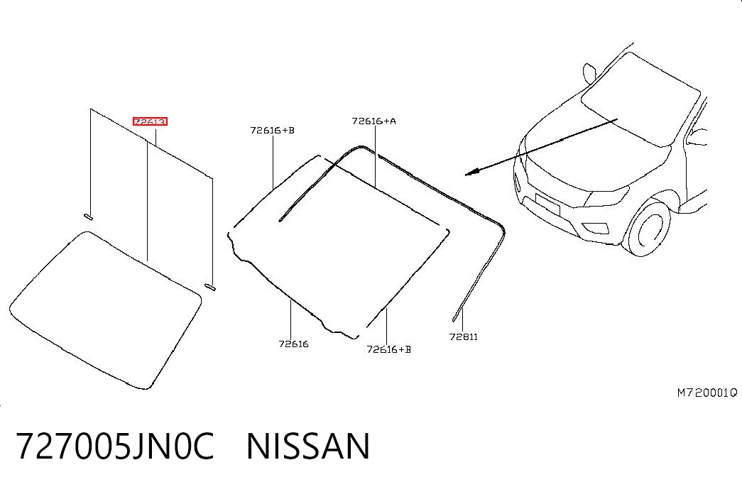Pára-brisas Nissan Navara  D23, D23T ao melhor preço