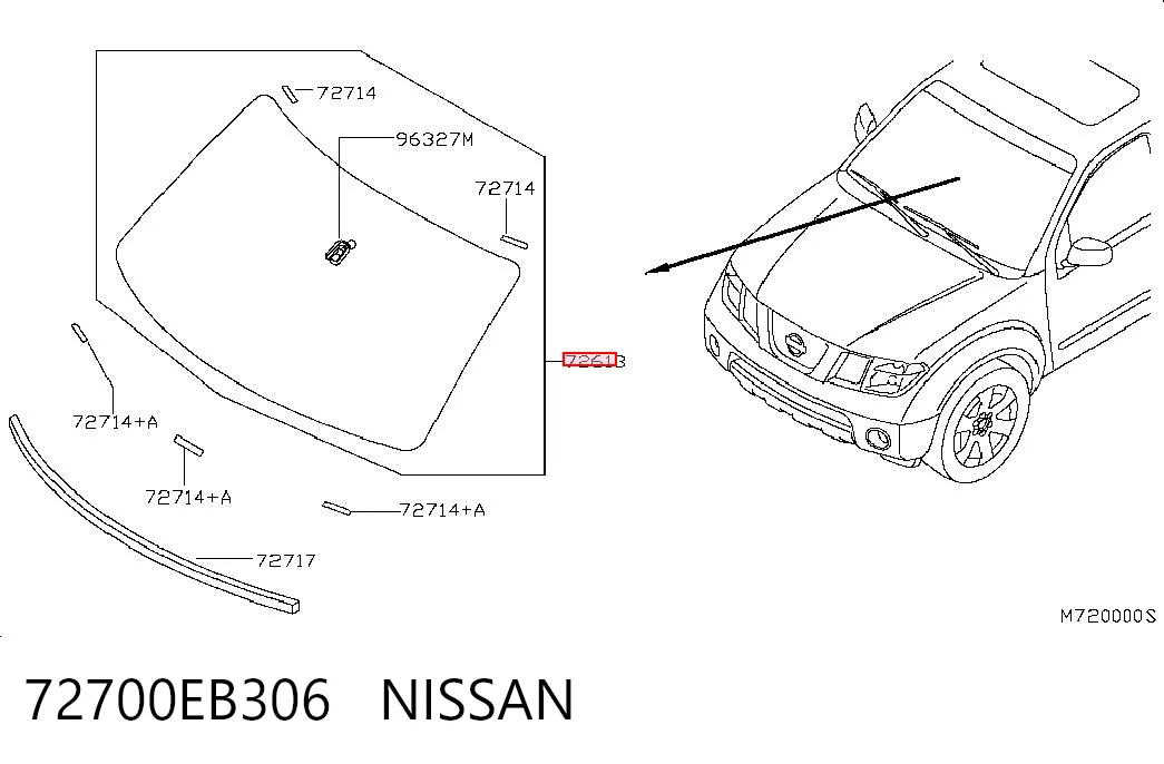 72700EB306 Nissan/Infiniti