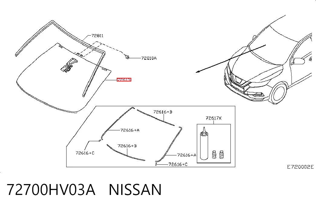 72700HV03A Nissan/Infiniti
