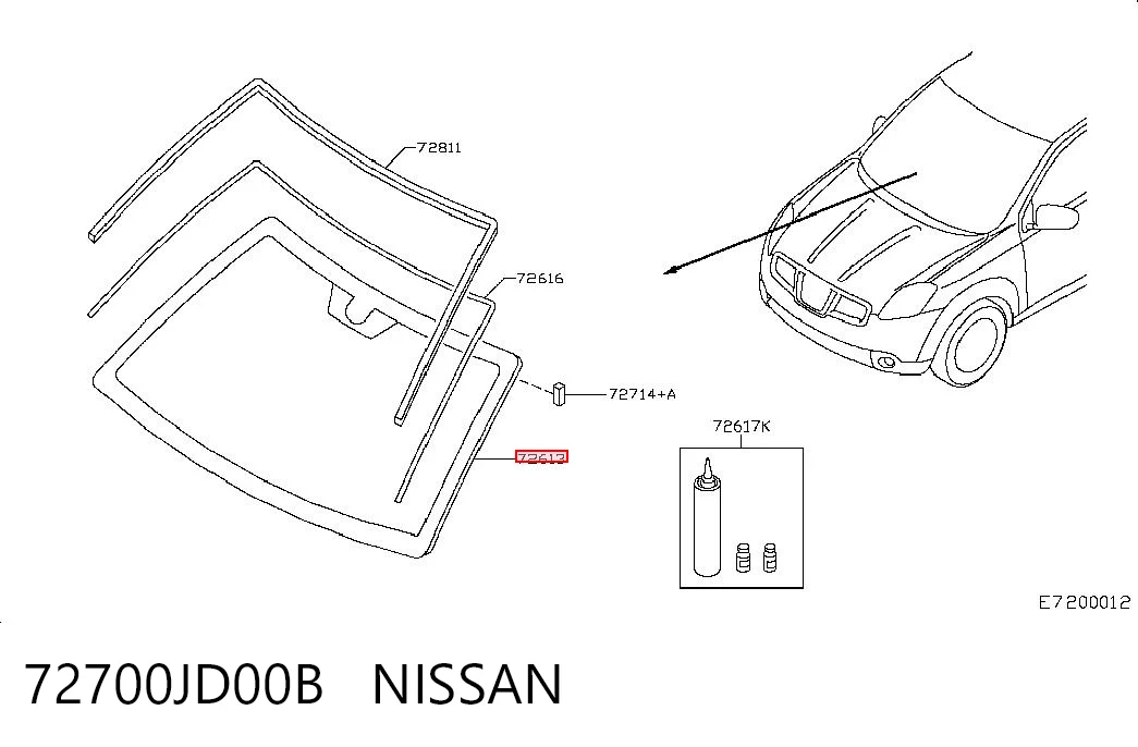 Compre Pára-brisas Nissan Qashqai 1