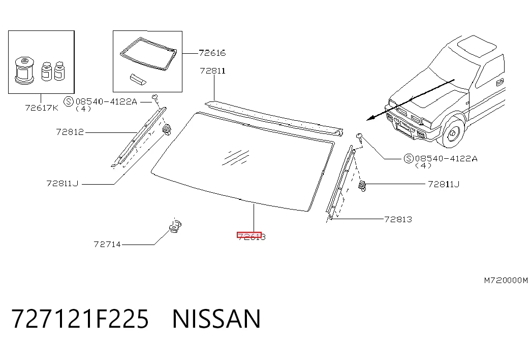 Pára-brisas Nissan Terrano preço, a partir de 279,82 USD