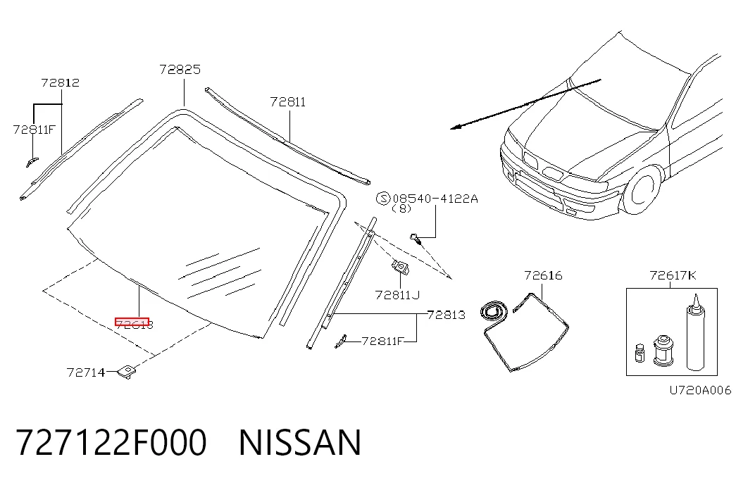 Pára-brisas Nissan Primera  P10 ao melhor preço