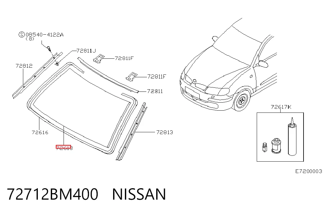 Pára-brisas Nissan Almera II N16 ao melhor preço