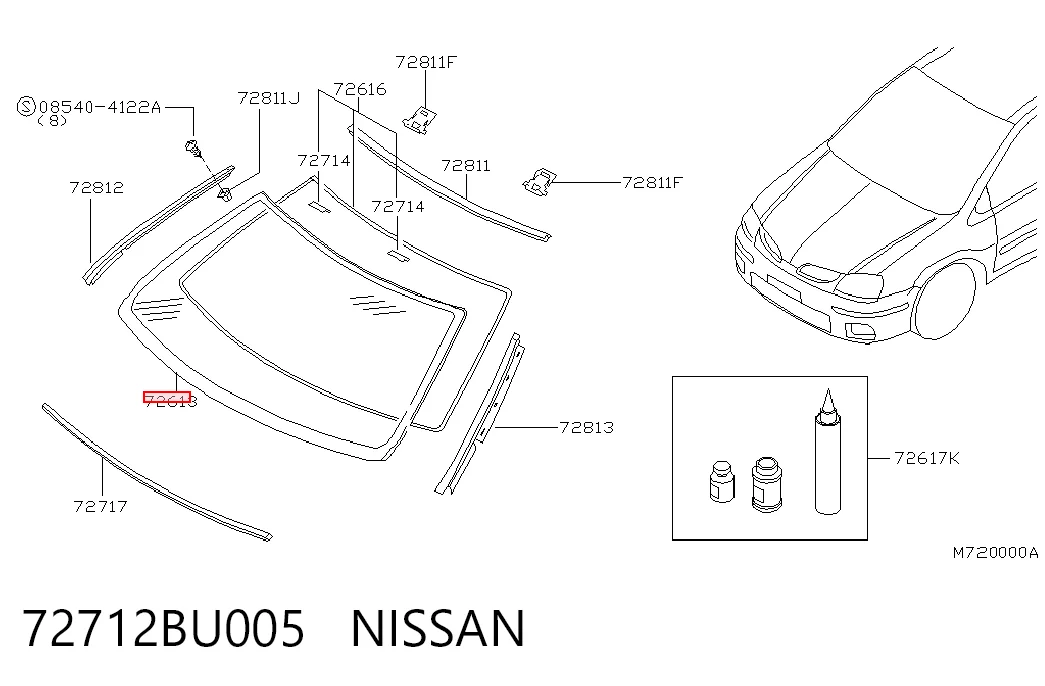 Pára-brisas Nissan Almera  V10 ao melhor preço