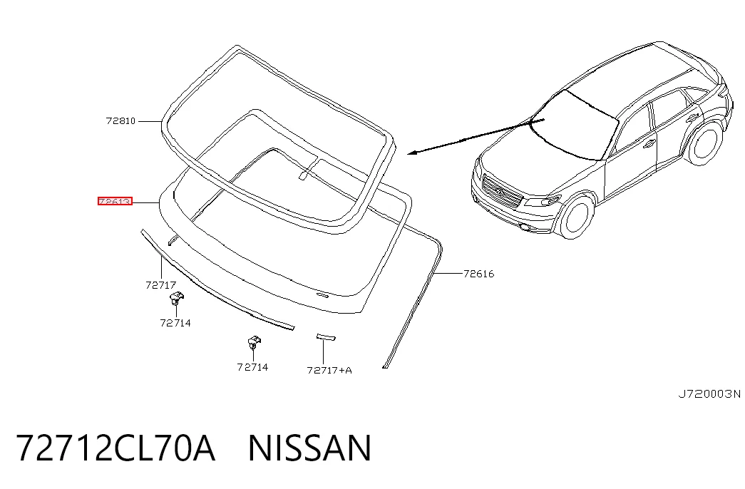 72712CL70A Nissan/Infiniti