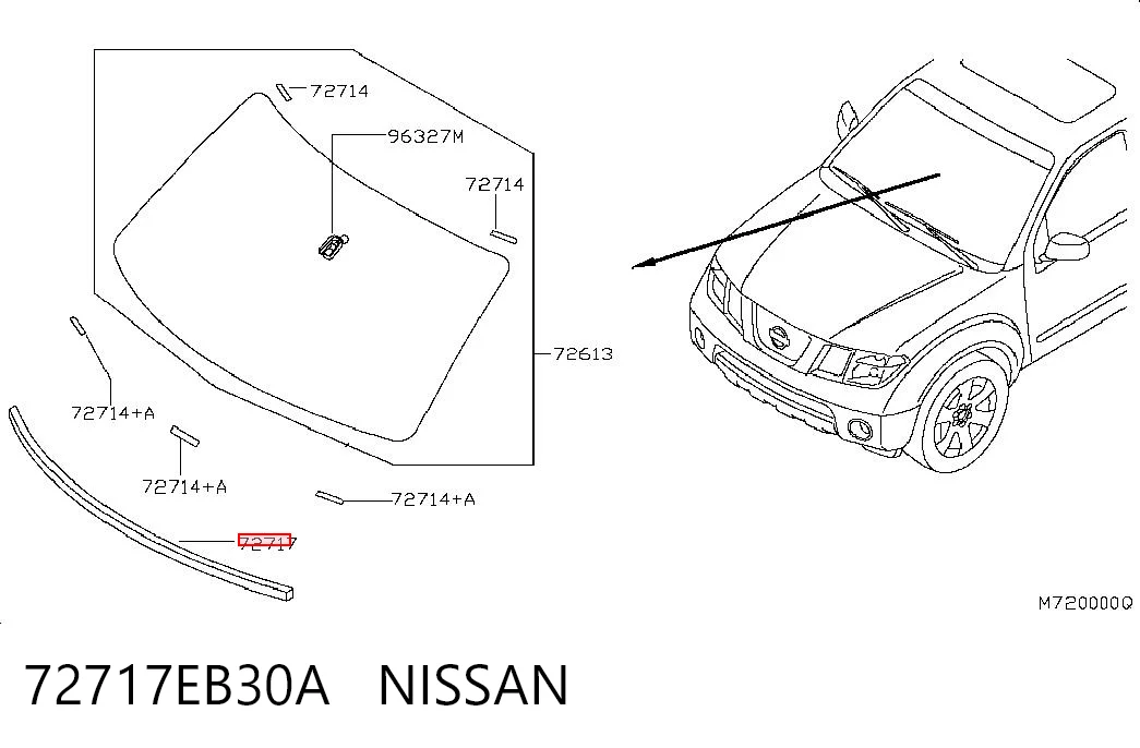 72717EB30A Nissan/Infiniti