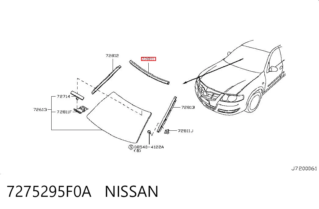 7275295F0A Nissan/Infiniti