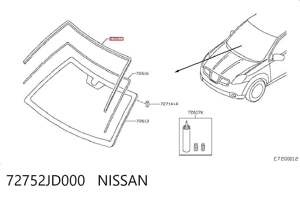72752JD000 Nissan/Infiniti