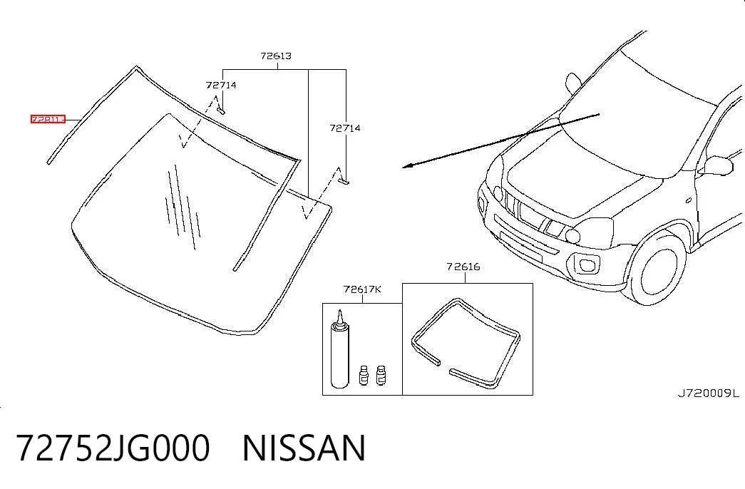 72752JG000 Nissan/Infiniti