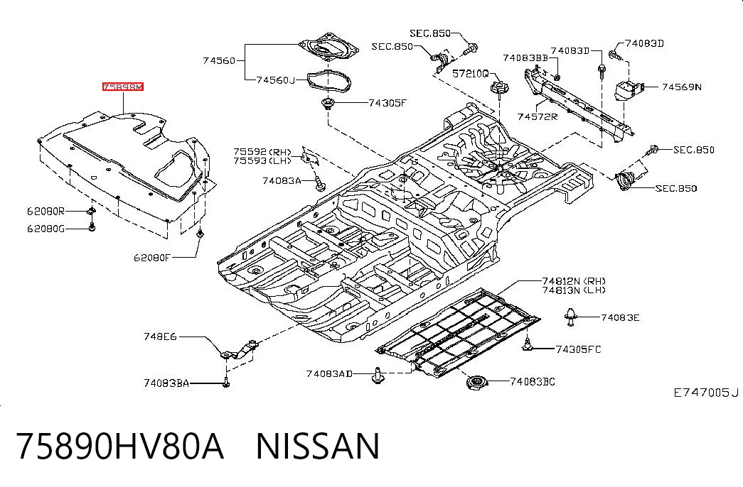 75890HV80A Nissan/Infiniti