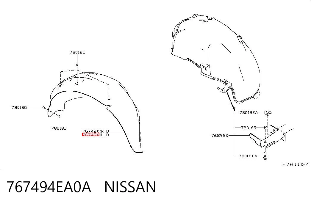 767494EA0A Nissan/Infiniti