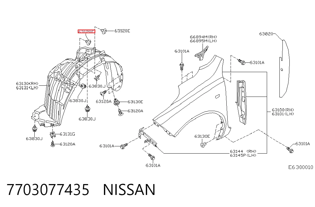 7703077435 Nissan/Infiniti