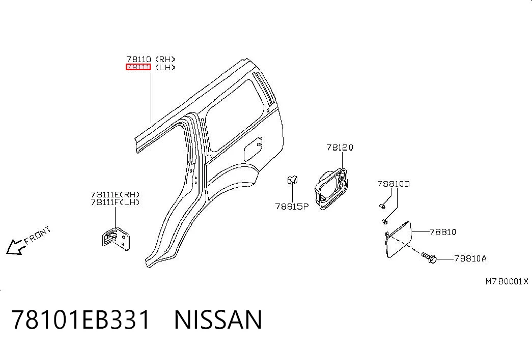 78101EB331 Nissan/Infiniti