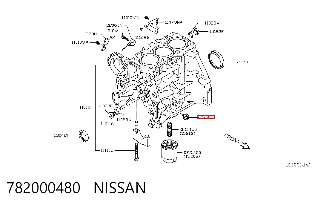 Sensor de pressão de óleo para Subaru Impreza GF
