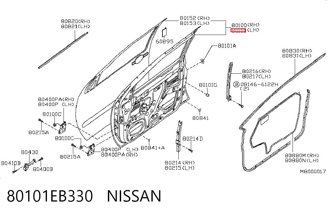 80101EB330 Nissan/Infiniti