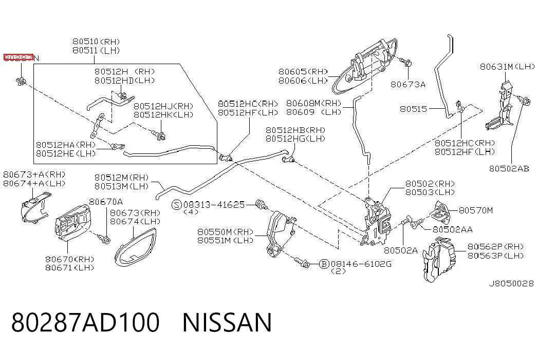 80287AD100 Nissan/Infiniti 