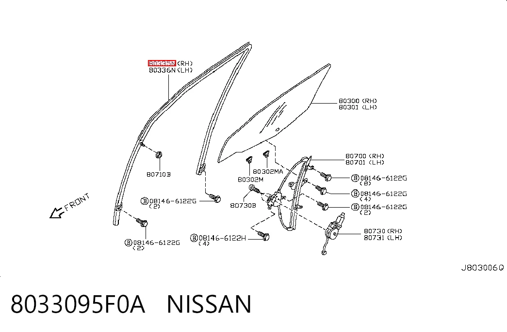 8033095F0A Nissan/Infiniti
