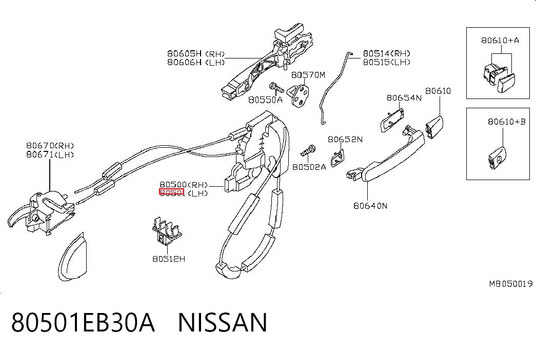 80501EB30A Nissan/Infiniti