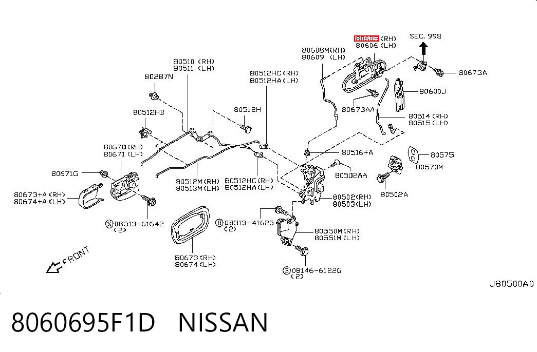 8060695F1D Nissan/Infiniti