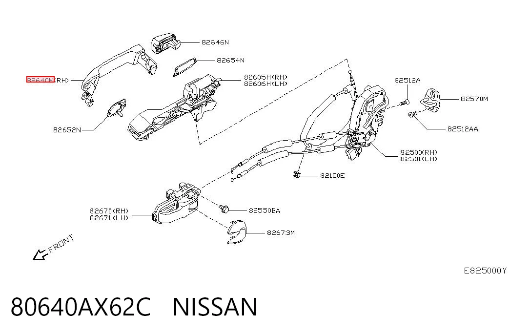 80640AX62C Nissan/Infiniti