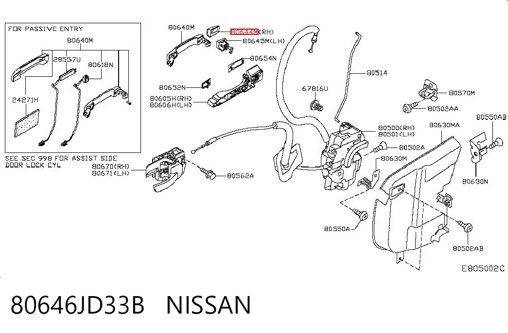 80646JD33B Nissan/Infiniti