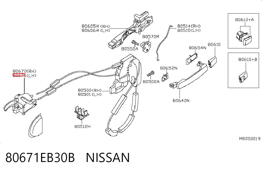 80671EB30B Nissan/Infiniti