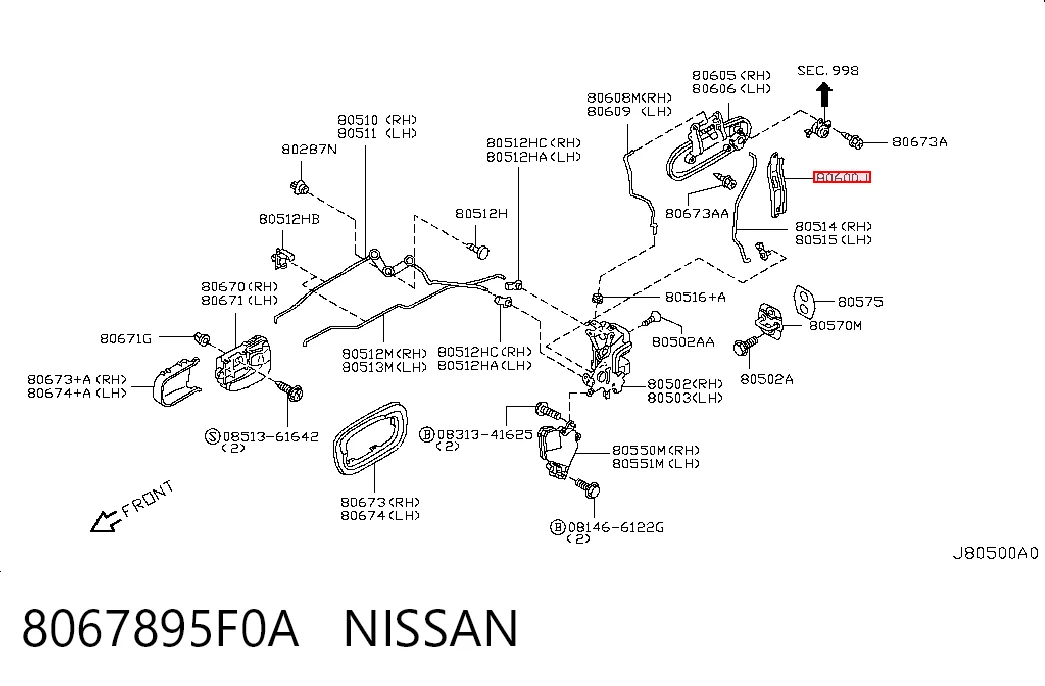 8067895F0A Nissan/Infiniti