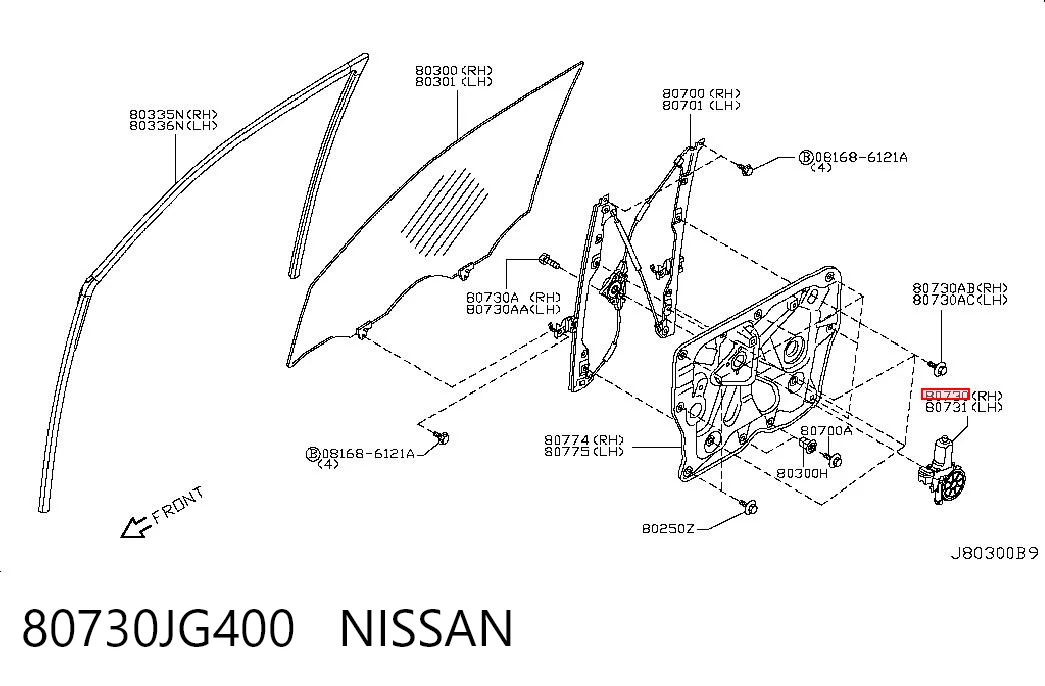 80730JG400 Nissan/Infiniti