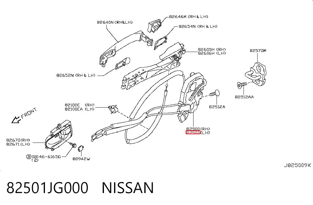 82501JG000 Nissan/Infiniti