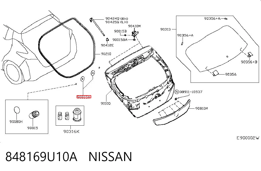 848169U10A Nissan/Infiniti