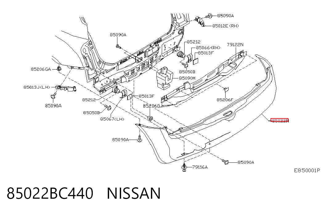 85022BC440 Nissan/Infiniti