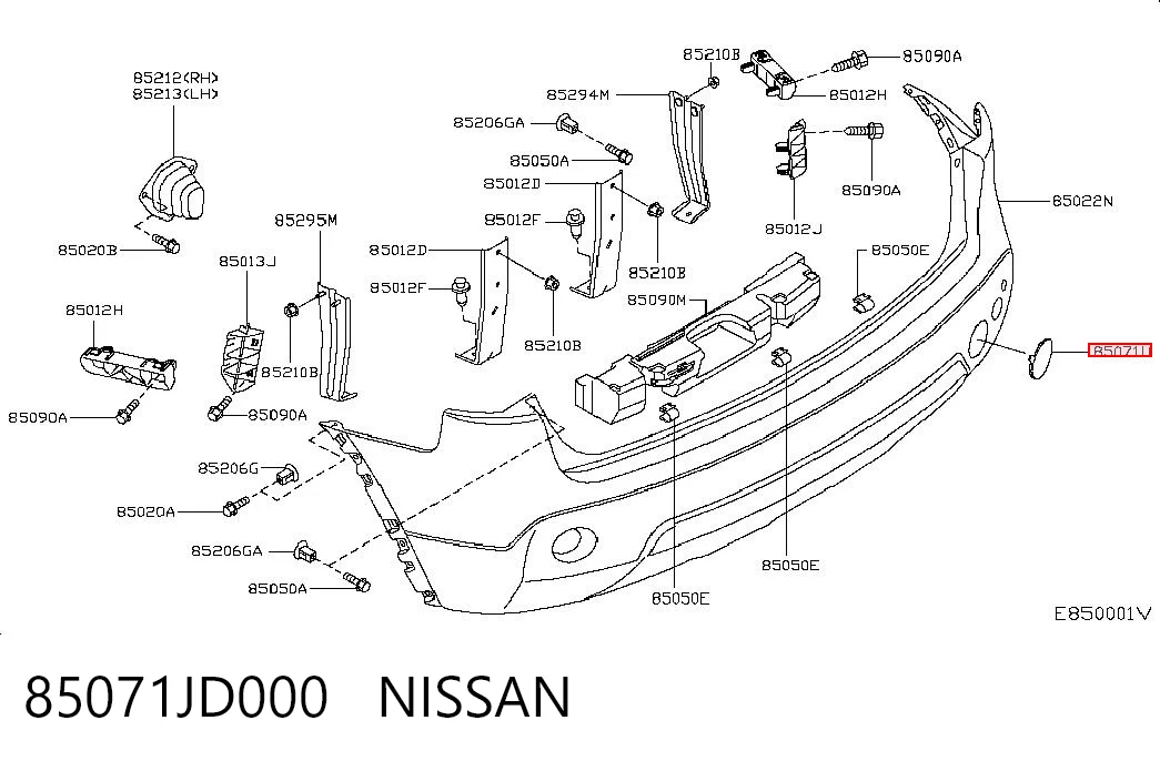 85071JD000 Nissan/Infiniti
