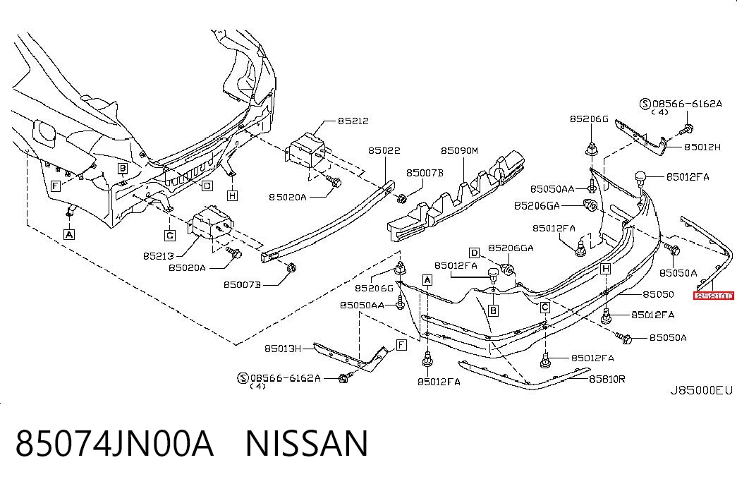 85074JN00A Nissan/Infiniti