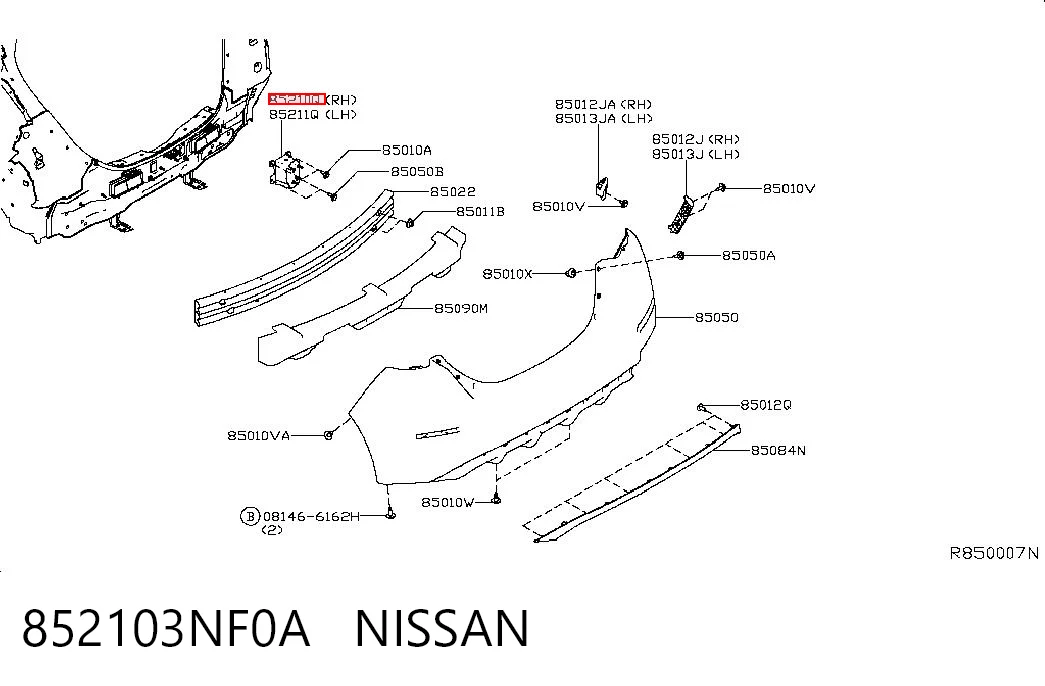 852103NF0A Nissan/Infiniti