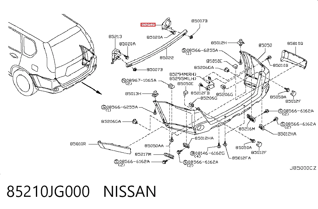 85210JG000 Nissan/Infiniti