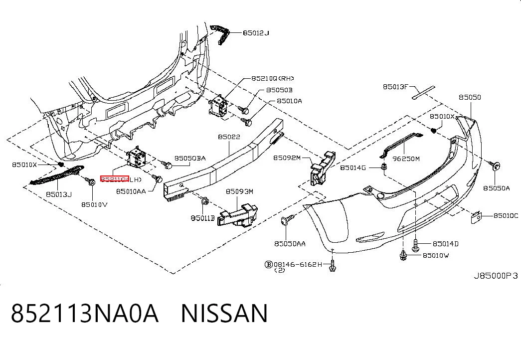 852113NA0A Nissan/Infiniti